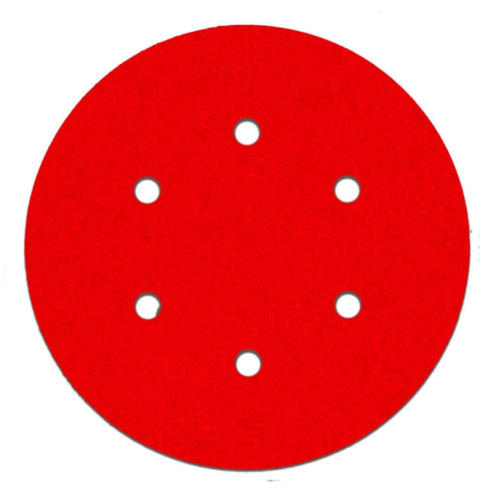 Hook & Loop Discs; Disc Diameter (Decimal Inch): 6; Grade: Medium; Grit: 100; Abrasive Material: Ceramic Blend; Disc Color: Red; Package Quantity: 10; Grit: 100; Grit: 100; Package Quantity: 10