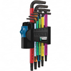 Wera - Torx Key Sets End Type: Torx Torx Size Range: T8 - T40 - Best Tool & Supply