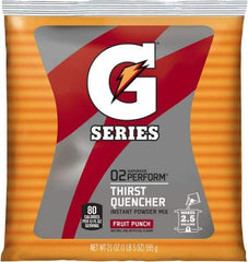 Gatorade - 21 oz Pack Fruit Punch Activity Drink - Powdered, Yields 2.5 Gal - Best Tool & Supply