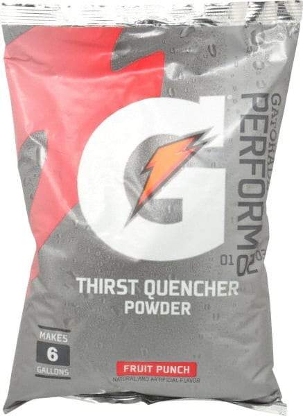 Gatorade - 51 oz Pack Fruit Punch Activity Drink - Powdered, Yields 6 Gal - Best Tool & Supply