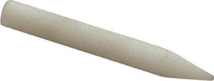 Norton - 1" Long x 1/8" Wide Novaculite Sharpening Stone - Point, Extra Fine Grade - Best Tool & Supply