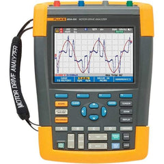 Fluke - 3 Phase, 1,000 VAC, 0.01 to 400 Amp Capability, 500 Hz Calibration, VGA Display Power Meter - ±(3% + 10 Counts) Excluding Current Clamp Current Accuracy, ±(3% + 10 Counts) Voltage Accuracy - Best Tool & Supply