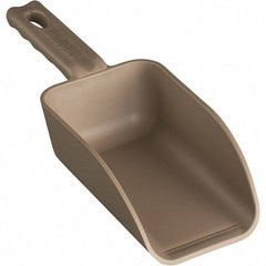 Remco - 32 oz Brown Polypropylene Flat Bottom Scoop - 4.3" Wide x 3" Deep Bowl, 4-1/2" Handle Length, 11-1/2" OAL - Best Tool & Supply