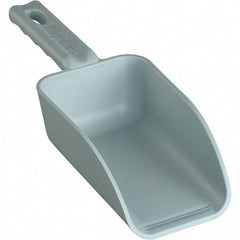 Remco - 32 oz Gray Polypropylene Flat Bottom Scoop - 4.3" Wide x 3" Deep Bowl, 4-1/2" Handle Length, 11-1/2" OAL - Best Tool & Supply