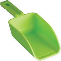 Remco - 32 oz Lime Polypropylene Flat Bottom Scoop - 4.3" Wide x 3" Deep Bowl, 4-1/2" Handle Length, 11-1/2" OAL - Best Tool & Supply