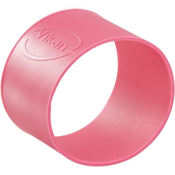 Vikan - 1-1/2" Long Rubber Band - Silicone Rubber, For Use with Colored Coded Handles - Best Tool & Supply