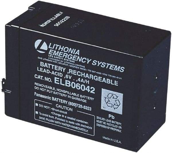 Lithonia Lighting - Light Fixture Replacement Battery - For Use with LED - Best Tool & Supply