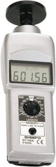 Lenox - Contact Tachometer - 7 Inch Long x 2.4 Inch Wide x 1.8 Inch Meter Thick, 0.1 to 25,000 RPM Measurement - Best Tool & Supply