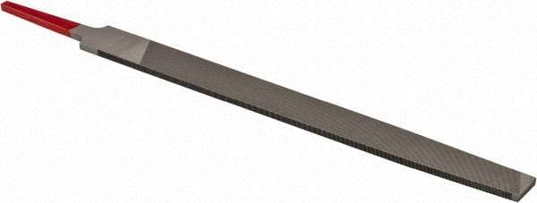 Simonds File - 8" Long, Smooth Cut, Mill American-Pattern File - Single Cut, Tang - Best Tool & Supply