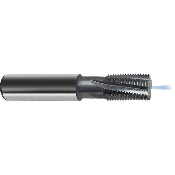 Guhring - 1-2 UNC/UNF , 19.95mm Cut Diam, 5 Flute Solid Carbide Helical Flute Thread Mill - Internal Thread, 33mm LOC, 105mm OAL, 20mm Shank Diam - Best Tool & Supply