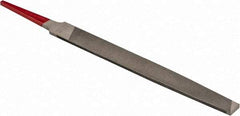 Simonds File - 4" Long, Second Cut, Mill American-Pattern File - Single Cut, Tang - Best Tool & Supply