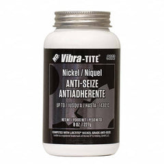 Vibra-Tite - 8 oz Jar, Nickel Anti-Seize Lubricant, with Brush Cap - Best Tool & Supply