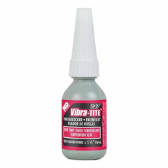 Vibra-Tite - 10 mL Bottle, Red, High Temp/High Strength Threadlocker - Best Tool & Supply