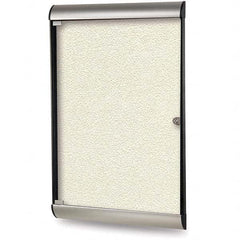 Ghent - Cork Bulletin Boards Style: Enclosed Bulletin Board Color: Ivory - Best Tool & Supply