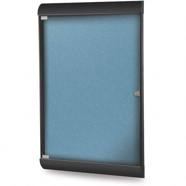 Ghent - Cork Bulletin Boards Style: Enclosed Bulletin Board Color: Ocean - Best Tool & Supply