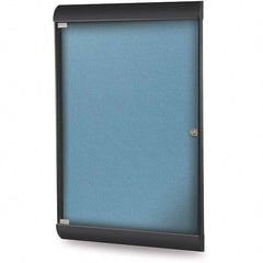 Ghent - Cork Bulletin Boards Style: Enclosed Bulletin Board Color: Ocean - Best Tool & Supply