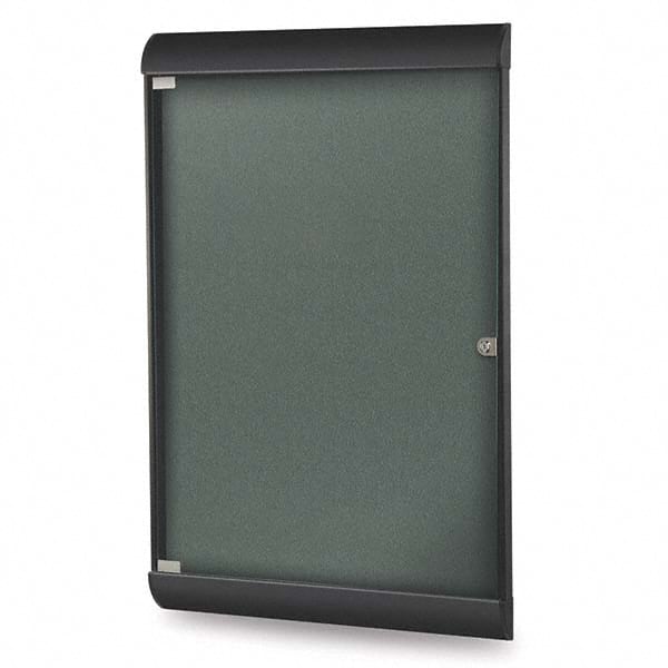 Ghent - Cork Bulletin Boards Style: Enclosed Bulletin Board Color: Ebony - Best Tool & Supply