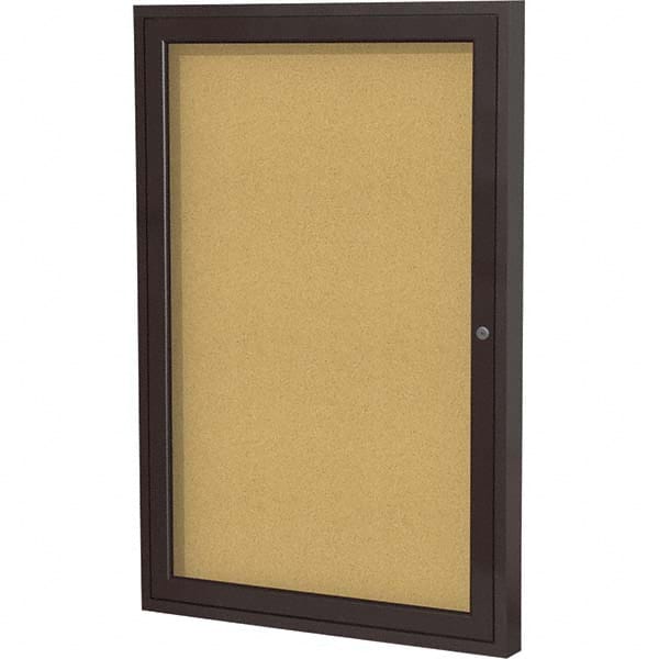 Ghent - Cork Bulletin Boards Style: Enclosed Cork Bulletin Boards Color: Natural Cork - Best Tool & Supply