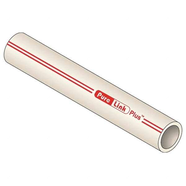 Mueller Industries - 0.671" ID x 7/8" OD, 20' Long, PEX-A Tube - Natural with Red Print, 100 Max psi - Best Tool & Supply