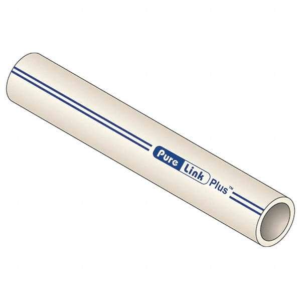 Mueller Industries - 0.671" ID x 7/8" OD, 20' Long, PEX-A Tube - Natural with Blue Print, 100 Max psi - Best Tool & Supply