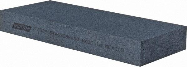 Norton - 5" Long x 2" Wide x 5/8" Thick, Silicon Carbide Sharpening Stone - Rectangle, Fine Grade - Best Tool & Supply