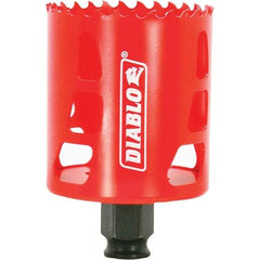 Freud - 2-3/8" Diam, 2-3/8" Cutting Depth, Hole Saw - Bi-Metal Saw, Toothed Edge - Best Tool & Supply