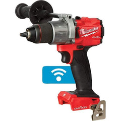 Milwaukee Tool - 18 Volt 1/2" Keyless Chuck Cordless Hammer Drill - 0 to 32,000 BPM, 0 to 2,000 RPM, Reversible - Best Tool & Supply