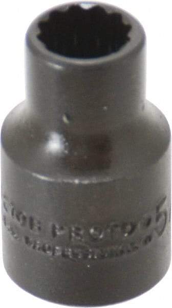 Proto - 5/16", 3/8" Drive, Standard Hand Socket - 12 Points, 1-3/32" OAL, Alloy Steel, Black Finish - Best Tool & Supply