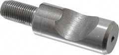 Bison - Lathe Chuck Camlock Stud - 6-1/4" Chuck Diam Compatible, D1-4 Mount, 5/8" OD, M10x1 Thread - Best Tool & Supply