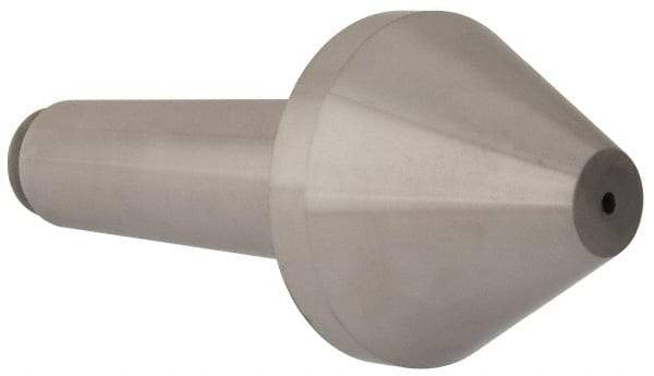 Riten - 3-1/2" Head Diam, Hardened Tool Steel Bull Nose Point Solid Dead Center - 5MT Morse Taper, 3-1/2" Point Diam, 2.155" Point Length - Best Tool & Supply