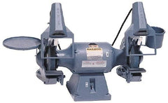 Baldor - 8" Wheel Diam x 1" Wheel Width, 3/4 hp Grinder - 3/4" Arbor Hole Diam, 1 Phase, 1,800 Max RPM, 115/230 Volts - Best Tool & Supply