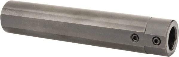 Global CNC Industries - 3/4" Bore Diam, 1-1/4" Shank Diam, Boring Bar Sleeve - 6-1/2" OAL, 3" Bore Depth - Exact Industrial Supply