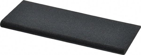 Norton - 4-1/2" Long x 1-3/4" Diam x 1/4" Thick, Silicon Carbide Sharpening Stone - Round Edge Slip, Medium Grade - Best Tool & Supply