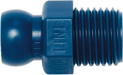 Loc-Line - 1/4" Hose ID, Male to Female Coolant Hose Connector - 1/4" BSPT, For Loc-Line Modular Hose Systems - Best Tool & Supply