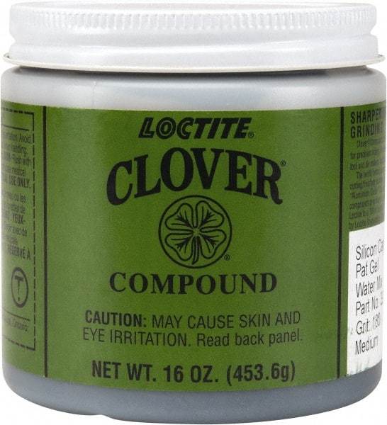 Loctite - 1 Lb Water Soluble Compound - Compound Grade Very Fine, 180 Grit, Black & Gray, Use on General Purpose - Best Tool & Supply