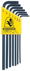 Bondhus - 7 Piece L-Key Hex Key Set - Best Tool & Supply