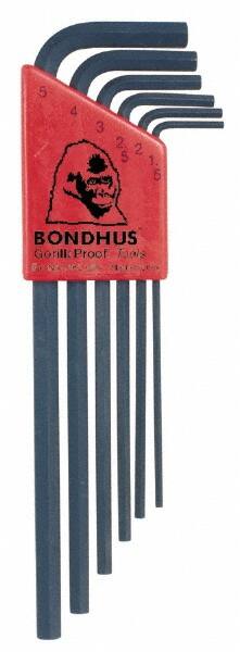 Bondhus - 6 Piece L-Key Hex Key Set - Best Tool & Supply