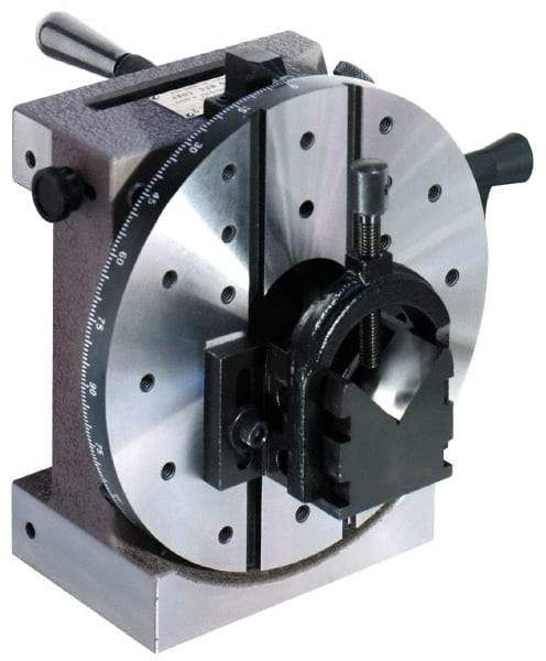 Harig - 24 Position, V-Block Grinding Fixture & Indexing Spacer - 4" High Centerline, 1-3/16" Spacer Through Hole, 8-5/16" OAL, 7-41/64" Overall Height - Best Tool & Supply