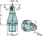 C6-DCMNN-00090-12 Capto® and SL Turning Holder - Best Tool & Supply