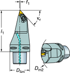 C6-DDMNL-33120-15 Capto® and SL Turning Holder - Best Tool & Supply