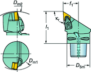 C5-CDJNL-35060-15-4 Capto® and SL Turning Holder - Best Tool & Supply