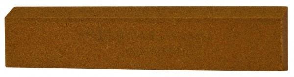 Norton - 4-1/2" Long x 1" Wide x 5/16" Thick, Aluminum Oxide Sharpening Stone - Rectangle, Medium Grade - Best Tool & Supply