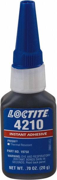 Loctite - 20 Gal Bottle Black Instant Adhesive - 24 hr Full Cure Time - Best Tool & Supply