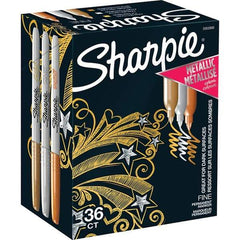 Sharpie - Markers & Paintsticks Type: Permanent Color: Bronze; Gold - Best Tool & Supply