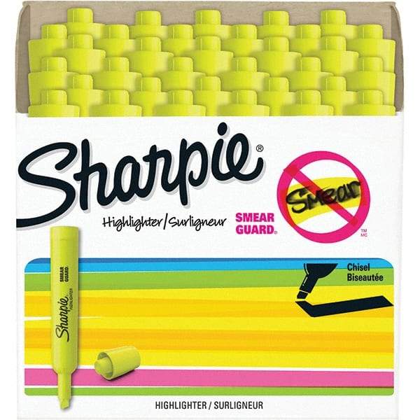 Sharpie - Markers & Paintsticks Type: Highlighter Color: Fluorescent Yellow - Best Tool & Supply