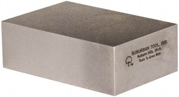 Suburban Tool - 0.0002 Squareness Per Inch, Hardened Steel, 1-2-3 Block Setup Block - Sold As Individual - Best Tool & Supply