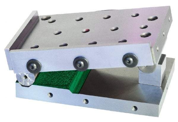 Harig - 4" Long x 6" Wide x 4" High, Precision Steel Sine Plate - Includes 2 Rails - Best Tool & Supply