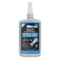 Vibra-Tite - 250 mL Bottle, Blue, Medium Strength High Temp Threadlocker - Best Tool & Supply