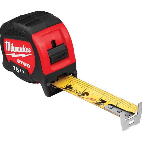 Milwaukee Tool - 16' x 1-5/16" Yellow/Black Blade Tape Measure - Best Tool & Supply