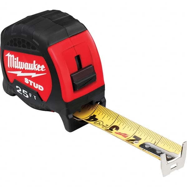 Milwaukee Tool - 25' x 1-5/16" Yellow/Black Blade Tape Measure - Best Tool & Supply